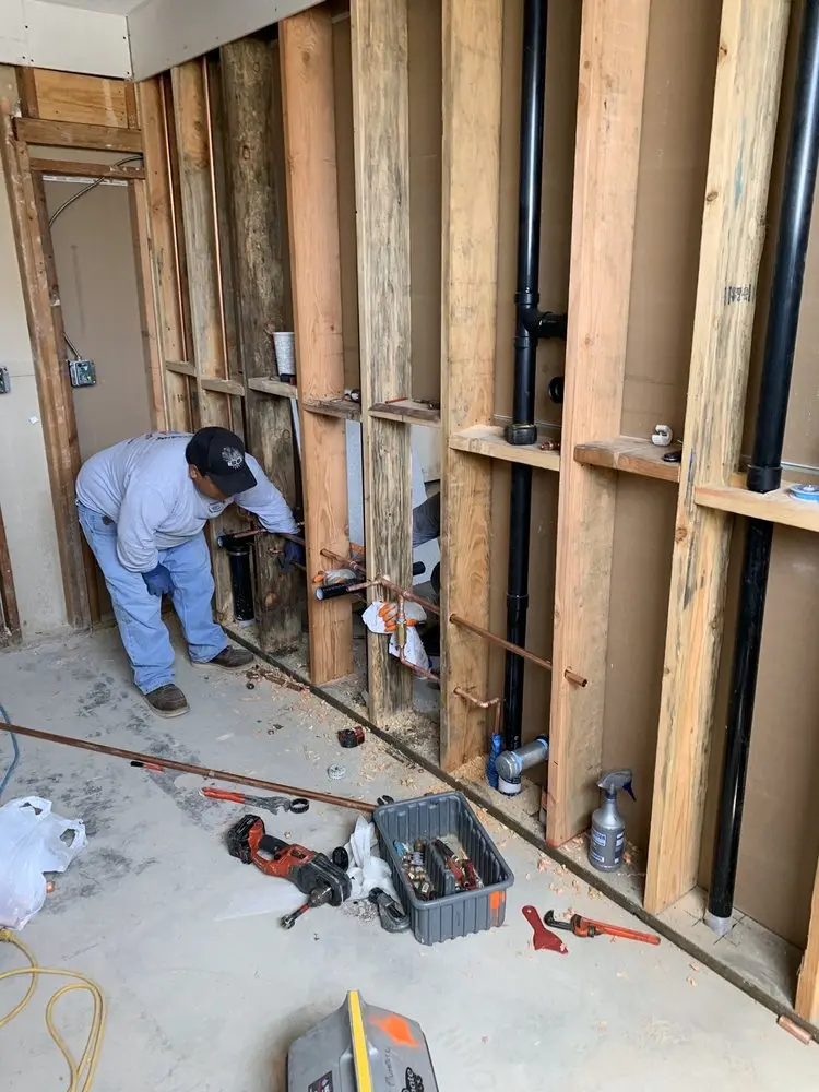 Commercial rough-in plumbing for Gas Line Repair in Hollywood